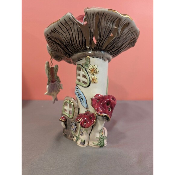 Blue Sky Clayworks Heather Goldminc Toadstool Towers Figurine 10" - Picture 2 of 9